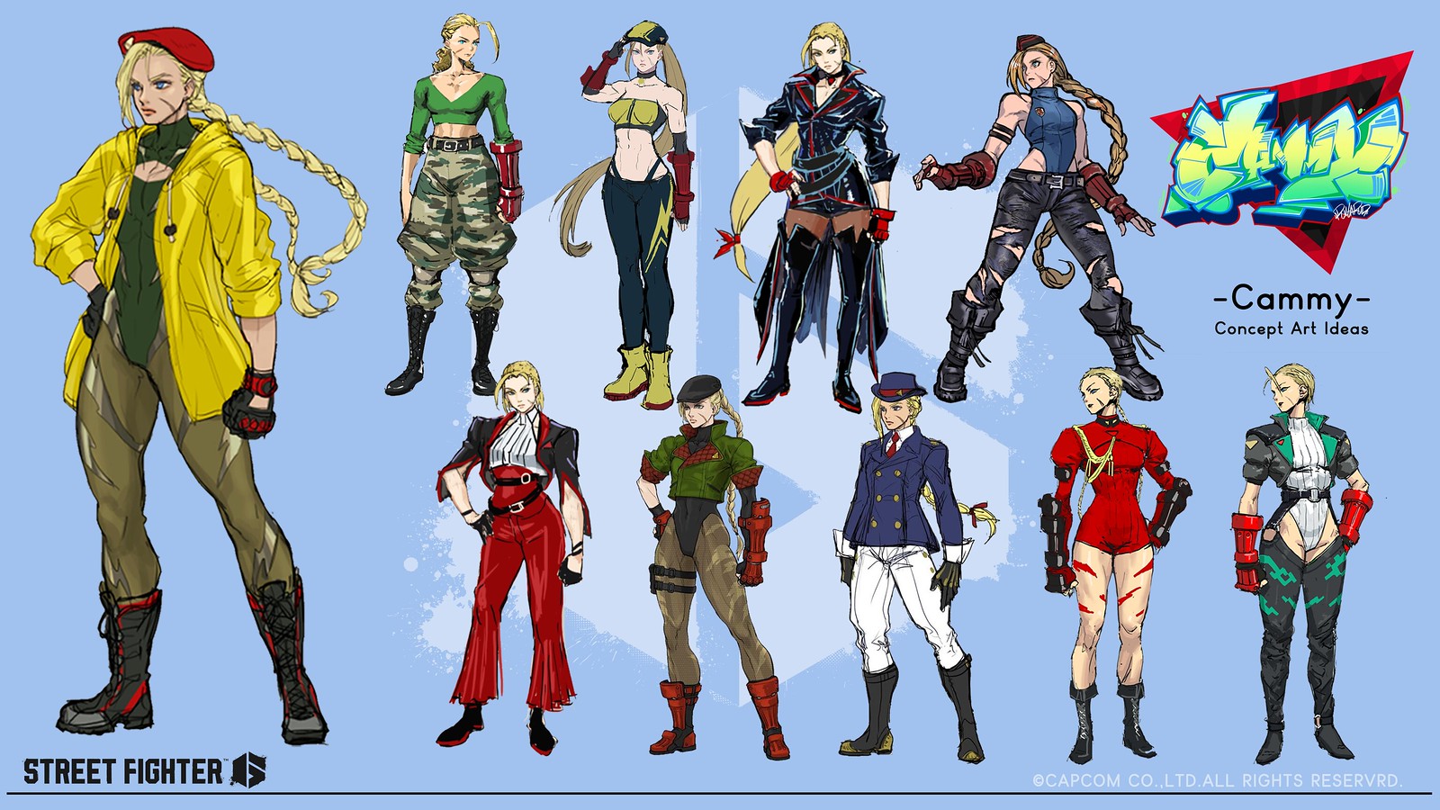 How Cammy and the classic cast got their Street Fighter 6 glow-ups